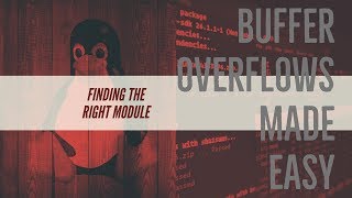 Buffer Overflows Made Easy - Part 7: Finding the Right Module