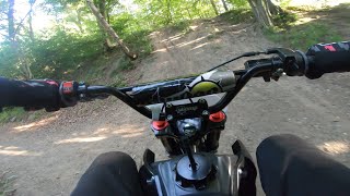 Pitbike Jumps \u0026 trails stomp z3 140cc. testing new maxxis maxxcross tyres \u0026 few other parts