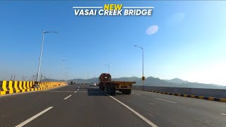 4K Drive on New Vasai Creek Bridge | Mumbai-Ahmedabad Highway