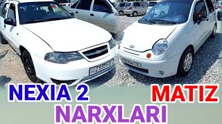 #NEXIA_2 #MATIZ NARXLARI.28.07.2024.#FARG'ONA #MOSHINA #BOZORI