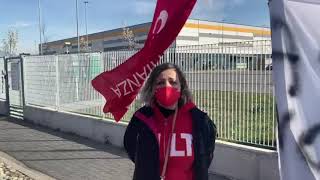 Burago - sciopero lavoratori Amazon - Sara Tripodi, segretario generale Filt Cgil Monza e Brianza