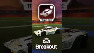 Best Breakout Designs | Ep. 1 #rocketleague #shorts #rl