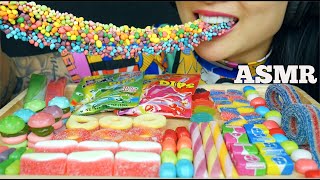 ASMR NERD ROPE AIRHEADS STARBURST GUMMY JOLLY RANCHER TROLLI (EATING SOUND) NO TALKING | SAS-ASMR