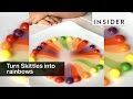 This easy science trick turns Skittles into rainbows