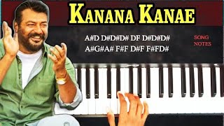 Kanana kanae in keyboard /visivasam /piano notes 🎼🎹🎶 BACKGROUND MUSIC AVAILABLE