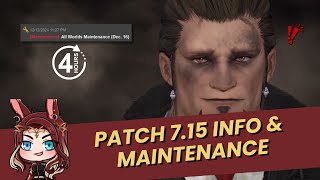 FFXIV Patch 7.15 Maintenance \u0026 Special Site Info!