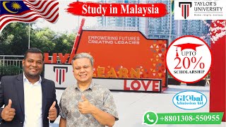 Study in Malaysia with Scholarship at Taylor's University, How to apply ? all information here.