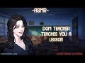 [ASMR] [ROLEPLAY] ♡dom teacher teaches you a 