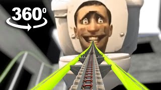 Epic Skibidi Toilet Roller Coaster Ride 360° Adventure!