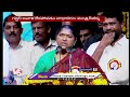 minister seethakka emotional at gaddar samsmarana sabha gaddar vardhanthi v6 news