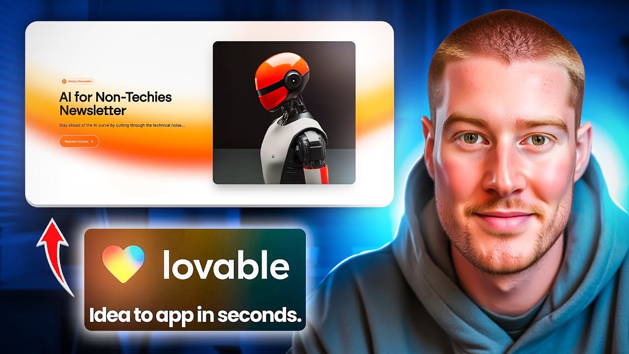 Vibe Coding My Entire Landing Page With Ai Lovable Youtube