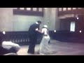 bride falls during first dance with groom