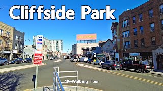 Anderson Ave in Cliffside Park NJ | 4K Walking Tour