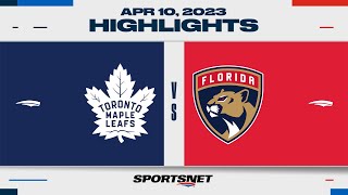 NHL Highlights | Maple Leafs vs. Panthers - April 10, 2023