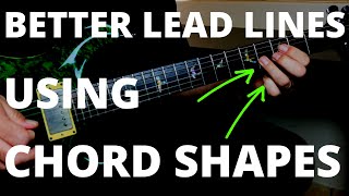 How to Play Better Lead Guitar in Church Using Chord Shapes | Worship Guitar Skills
