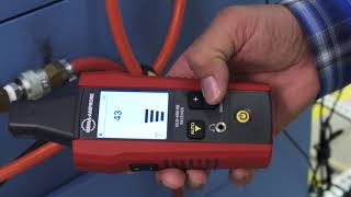 Ultrasonic Leak Detector - Using the ULD-400-EUR Series signal strength sensitivity to locate a leak