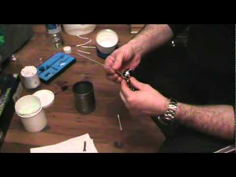 Model tips, How to clean your airbrush after Enamel & Acrylic paint use Model tips, How to clean your airbrush after Enamel & Acrylic paint use