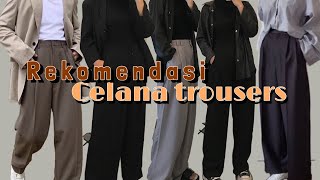 SHOPEE HAUL CELANA TROUSERS WANITA | CELANA BAHAN