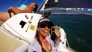 Girls sailing X2 back to Cairns