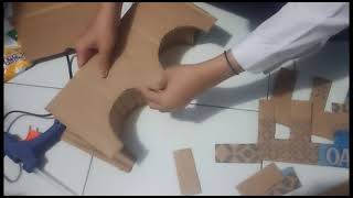 Membuat Miniatur Jembatan Diy Cardboard BRIDGE-CHIARA DWI AGISTA 7E
