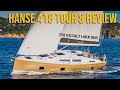 BOAT TOUR & REVIEW Hanse 418 | Performance in a Modern Production Yacht