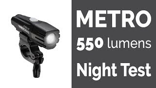 Cygolite Metro 550 USB LED Bicycle Light Night Time Test and Night Riding