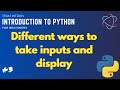 🐍How to take user input in Python? | Taking User Input in Python