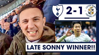 Son (손흥민) Completes Comeback Against Luton!! Tottenham 2-1 Luton [MATCH DAY EXPERIENCE]