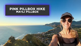 Hiking Pink Pillbox for Sunset