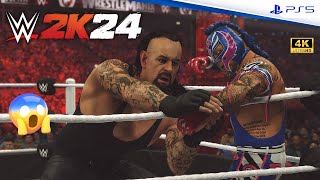 WWE 2K24 - The Undertaker VS Rey Mysterio | PS5™ [4K60]