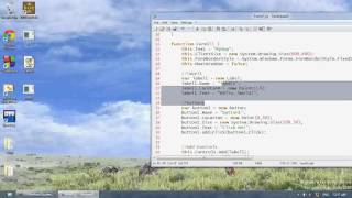 JScript .NET Tutorial 4 - Using Buttons