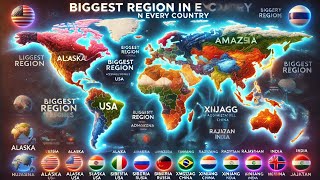 Biggest Region of Every Country: Largest Administrative Areas by Land Size