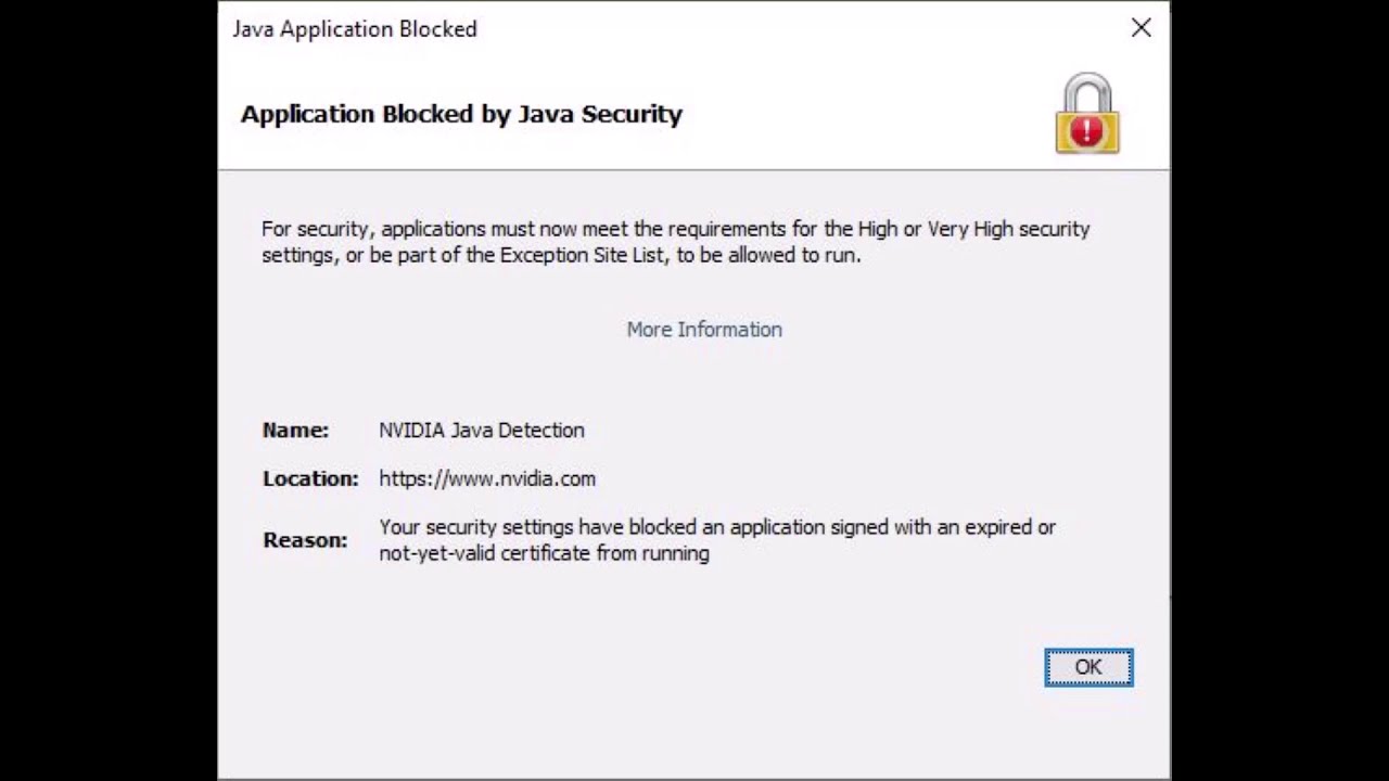 Application Blocked By Java Security Hatası Kesin çözüm Youtube