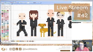 Stream Feed #42 - PCStitch & WinStitch cross-stitch pattern making - Trialing streaming again!