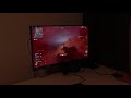 aoc c24g2u bk monitor first run codwz with sound over built in speakers. 165 fps hertz