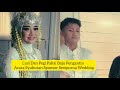 LUSI DAN PEGI SETIAWAN PAKAI BAJU PENGANTIN ACARA SYUKURAN 7 TEPIDANA SEMPURNA WEDDING