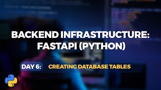 Day 6: Creating Database Tables from Python Models
