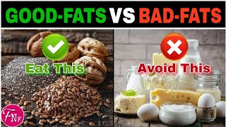 ✅ Saturated vs unsaturated fats Difference || Healthy fats vs Unhealthy fats