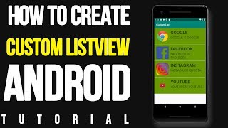 How To Crate Custom listview in android studio using baseadapter