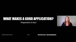What you need to know about Engineering Graduate Studies at the University of Waterloo