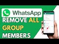 How to Remove All Whatsapp Group Members At Once (2024)