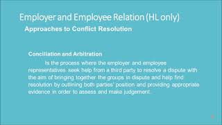 IB BUSINESS MANAGEMENT - UNIT 2.7 INDUSTRIAL /EMPLOYER \u0026 EMPLOYEE RELATIONS (HL Only)