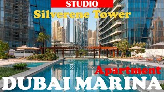 Tour of studio apartment in Silverene Tower Dubai Marina