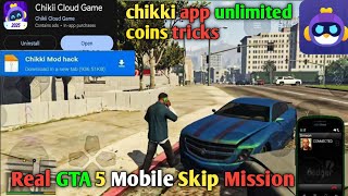 playing Real GTA 5 Mobile all mission Skip chikki app  2025 unlimited coins