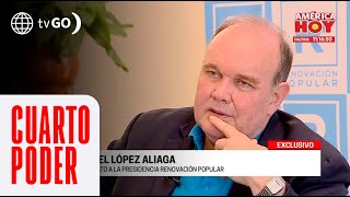 Rafael López Aliaga ofreció una entrevista exclusiva a Cuarto Poder | Cuarto Poder