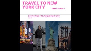 A Wonderful Journey Virginia to New York City | Times Square | Statue of Liberty | Coney Island