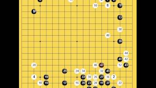 囲碁棋譜再現：日本ナショナルチーム強化対局　黒：一力遼 vs 白：井山裕太