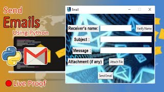 send email using python || email bot || python projects for beginners || Project Maker
