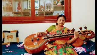 Amma hachchidondu hanate song in veena|Notation| M.R.Kamala| M.D.Pallavi