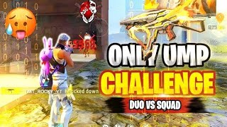 Only Ump Challenge💪 17 Kills || Solo Vs Squad|| Alpha 2.0 / Garena Free Fire